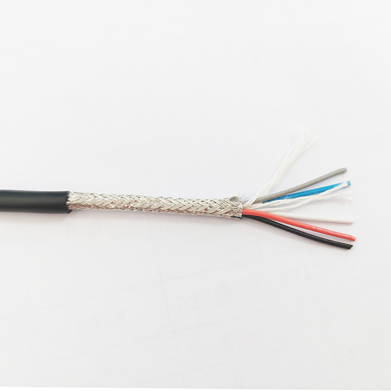 PUR耐油耐寒超高速屏蔽线缆5芯0.14（26AWG）黑色